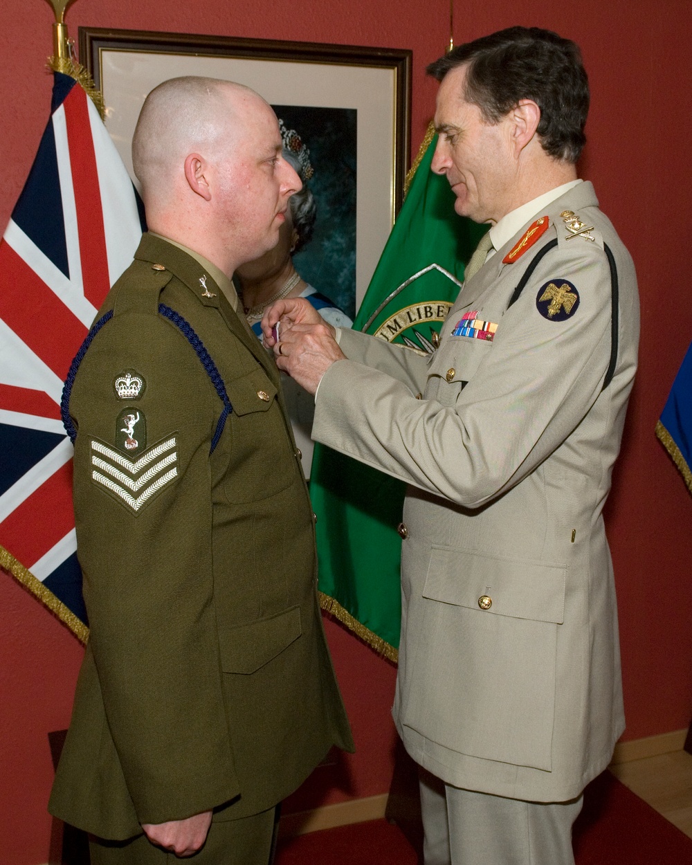 British officers Commendations and National Medals