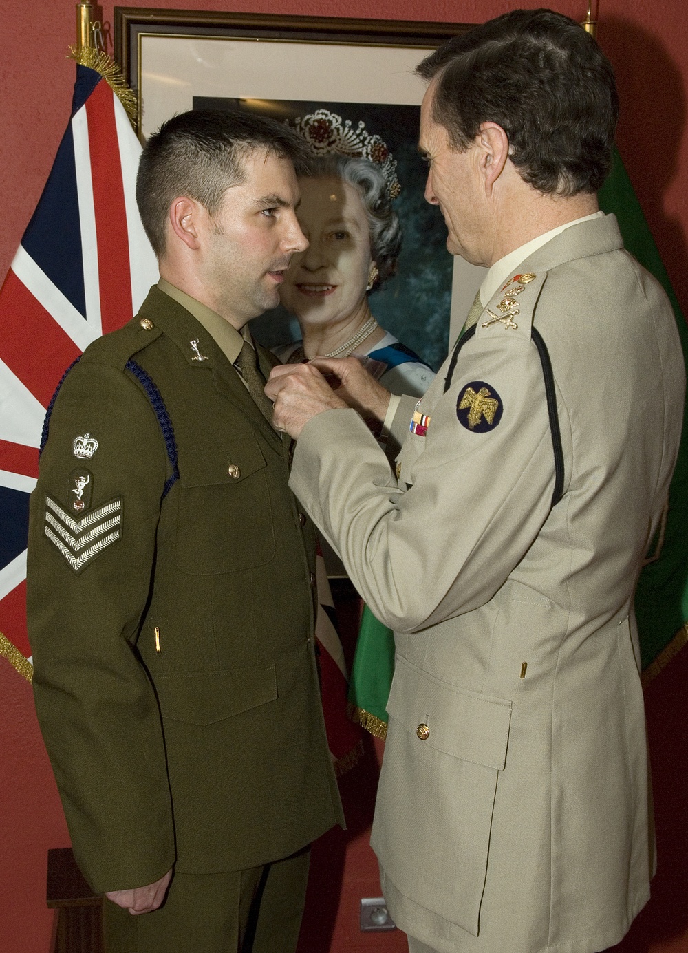 British officers Commendations and National Medals