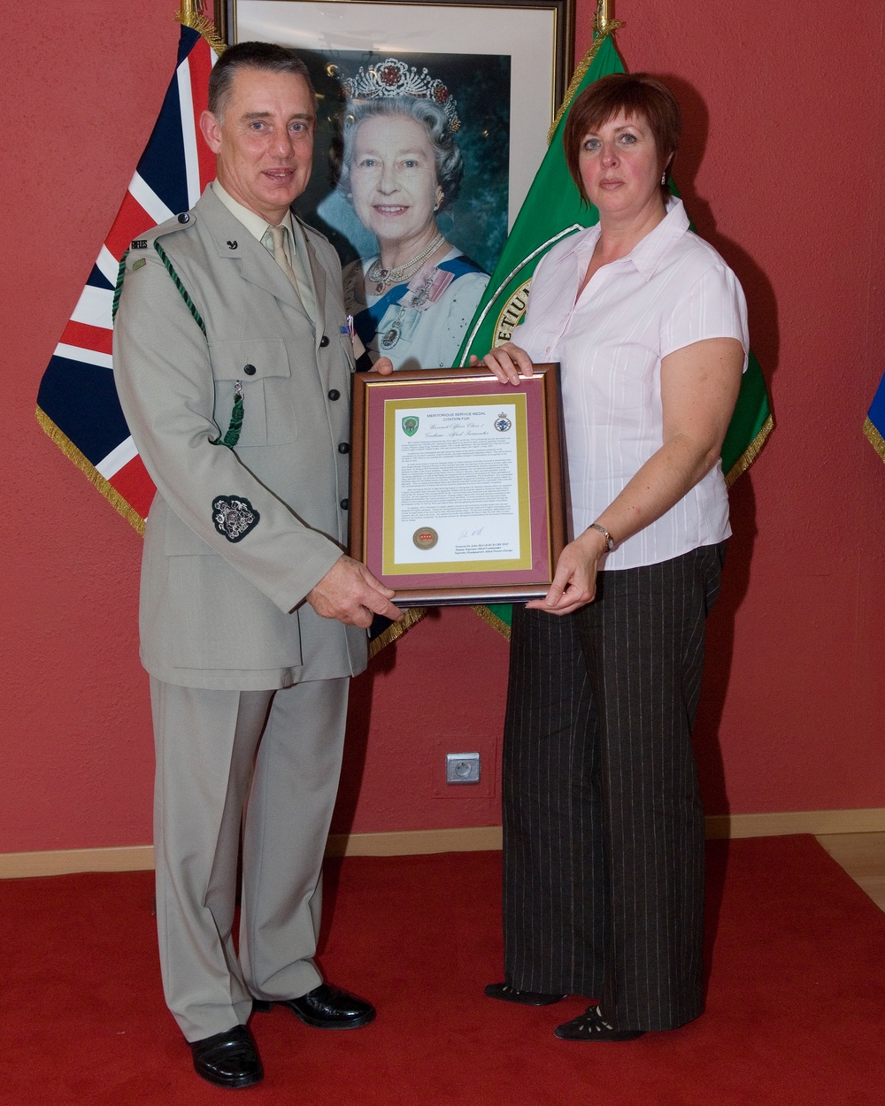 British officers Commendations and National Medals