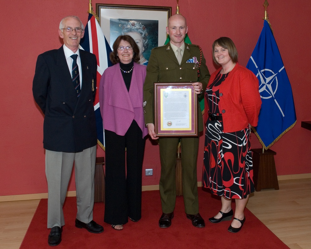 British officers Commendations and National Medals