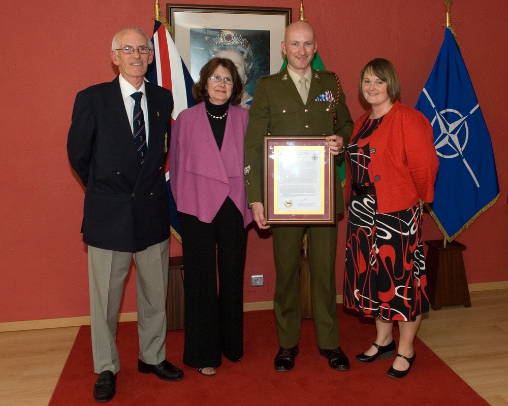 British officers Commendations and National Medals