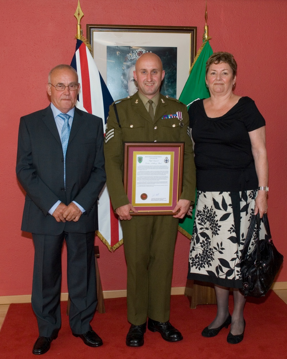 British officers Commendations and National Medals