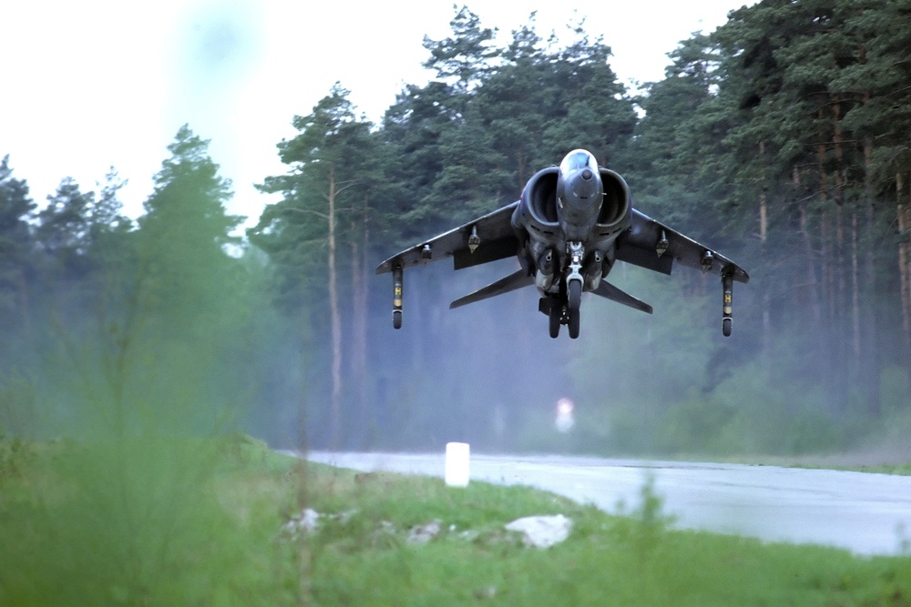 RAF Harrier in Germany, May 1978