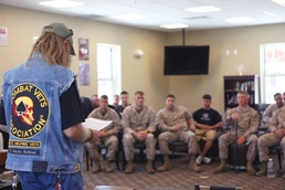 Combat Veterans Motorcycle Association visits Wounded Warrior Battalion-East