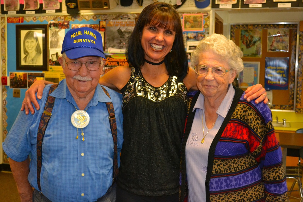 Tyee Park Elementary School celebrates Pearl Harbor survivor's 90th birthday at spring concert