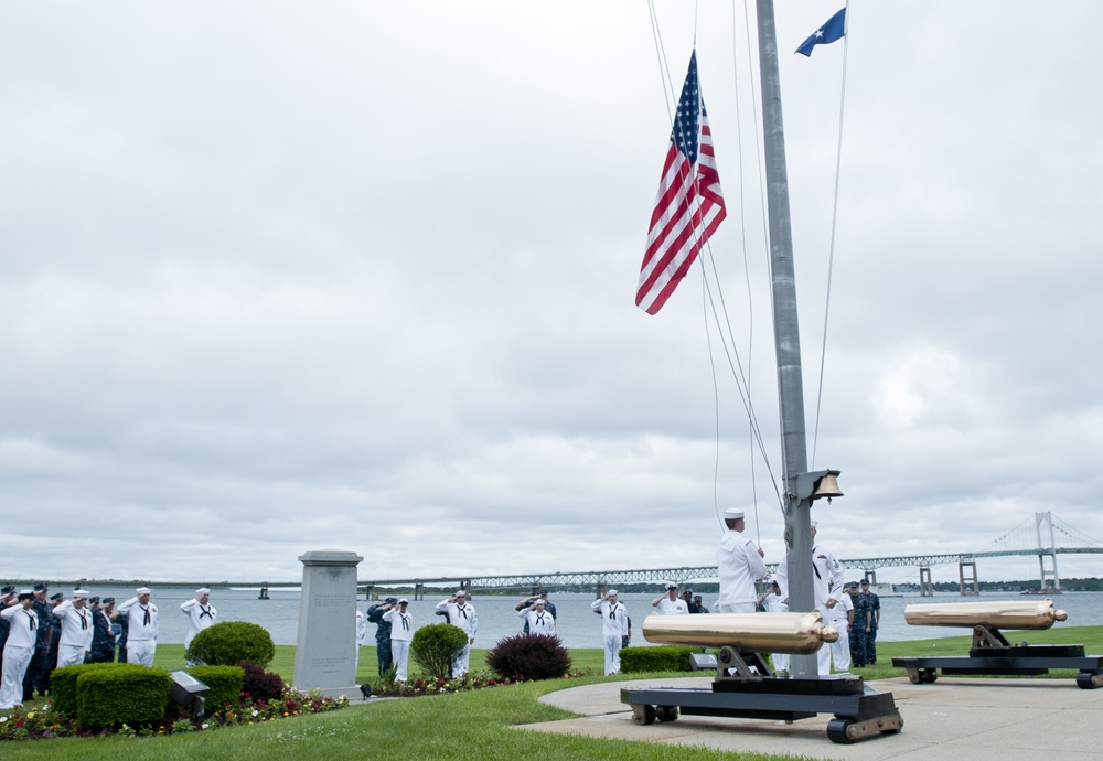 Battle of Midway ceremony in Newport
