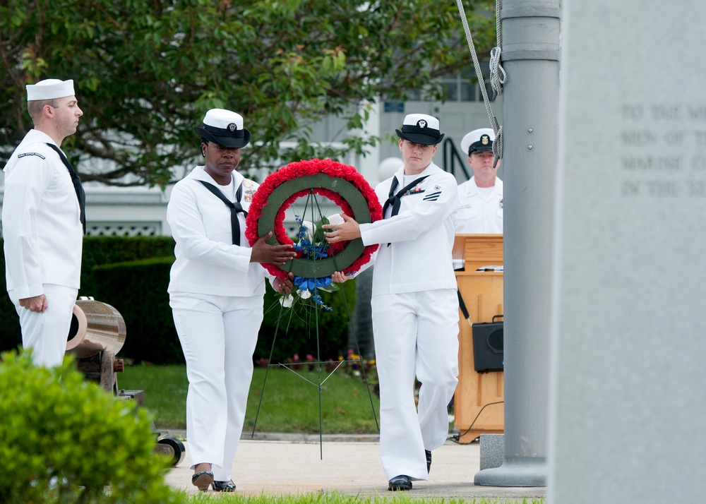 Battle of Midway ceremony in Newport