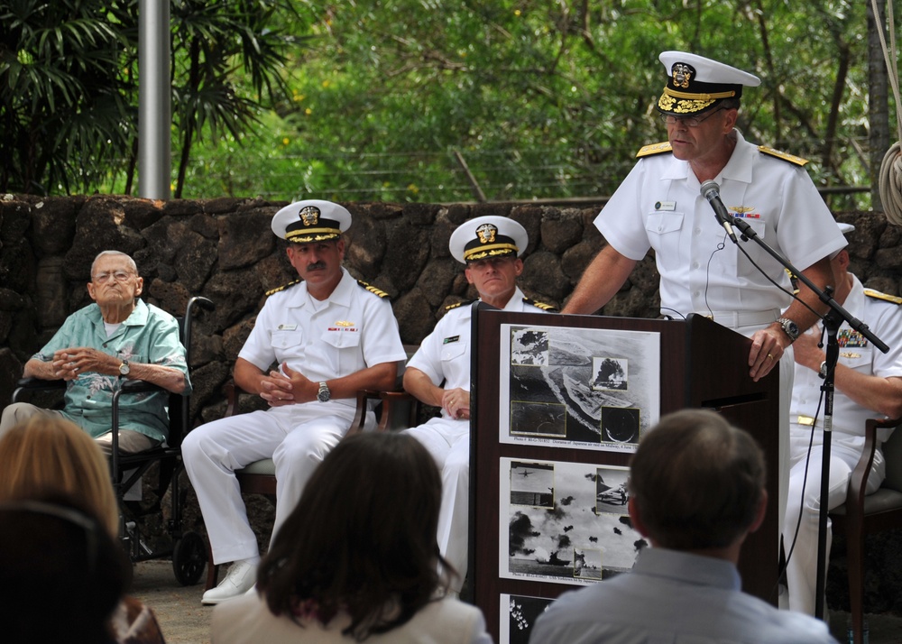 Ceremony at US Pacific Fleet headquarters