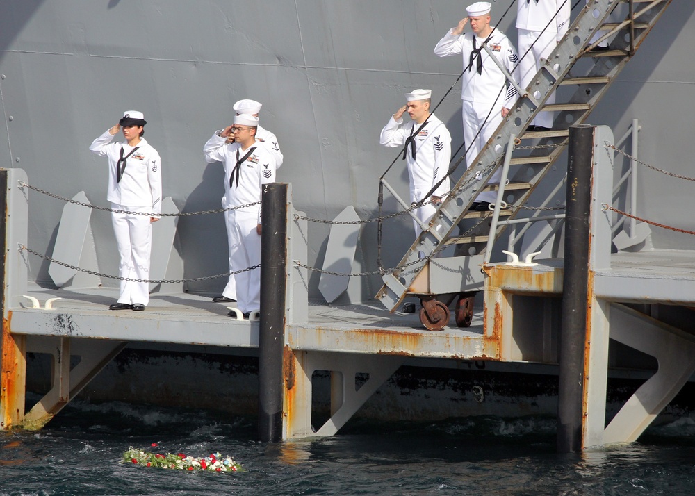 USS Enterprise remembers the Battle of Midway