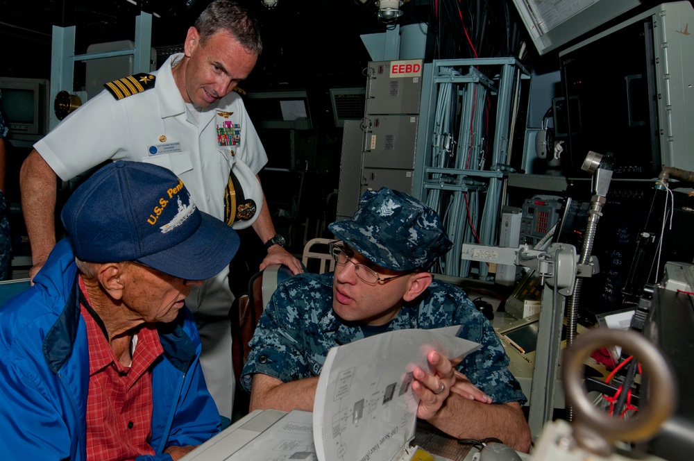 Veterans tour USS McCampbell