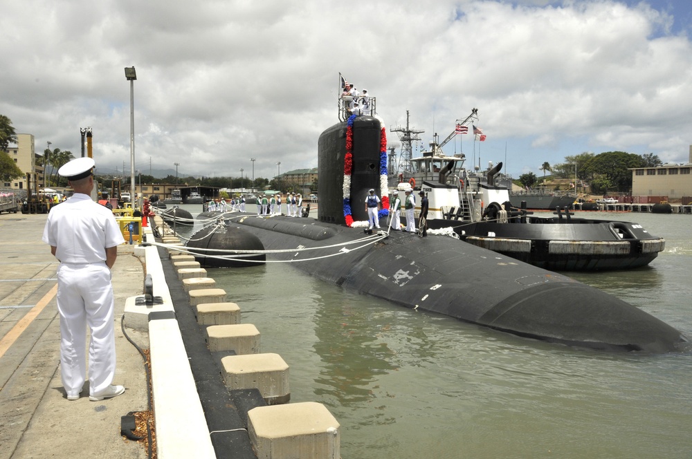 USS North Carolina returns to Hawaii