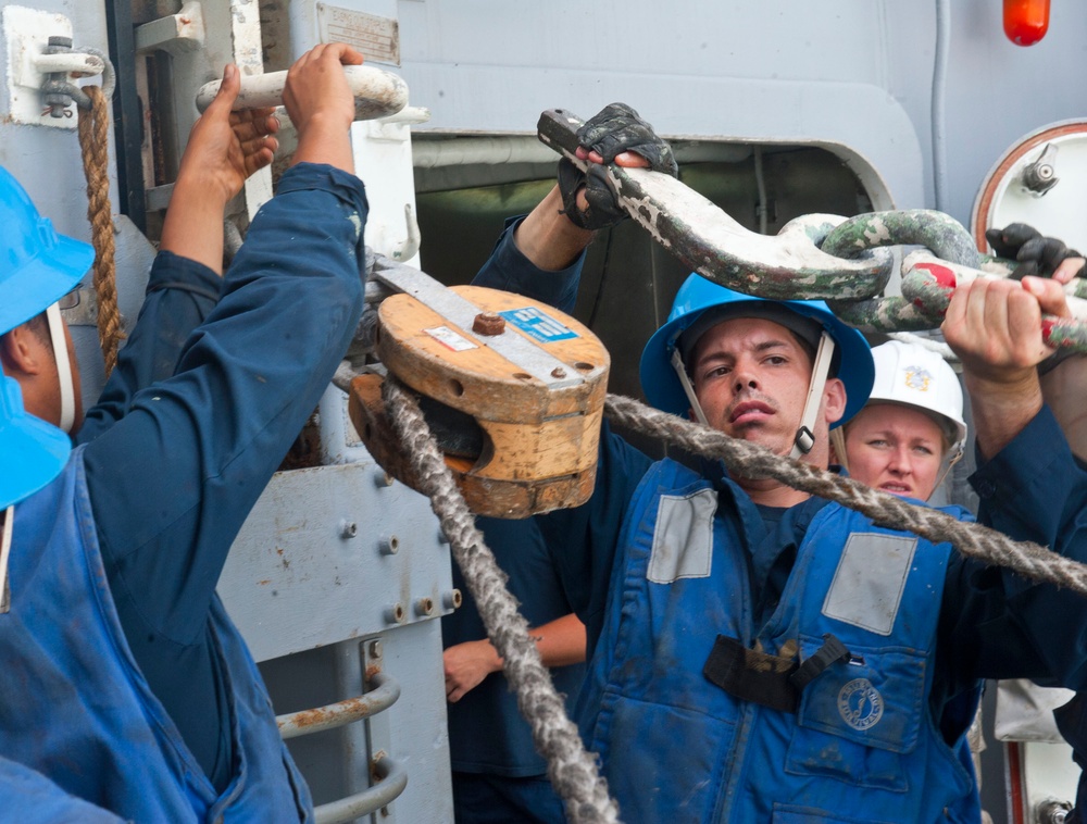 USS Cape St. George action