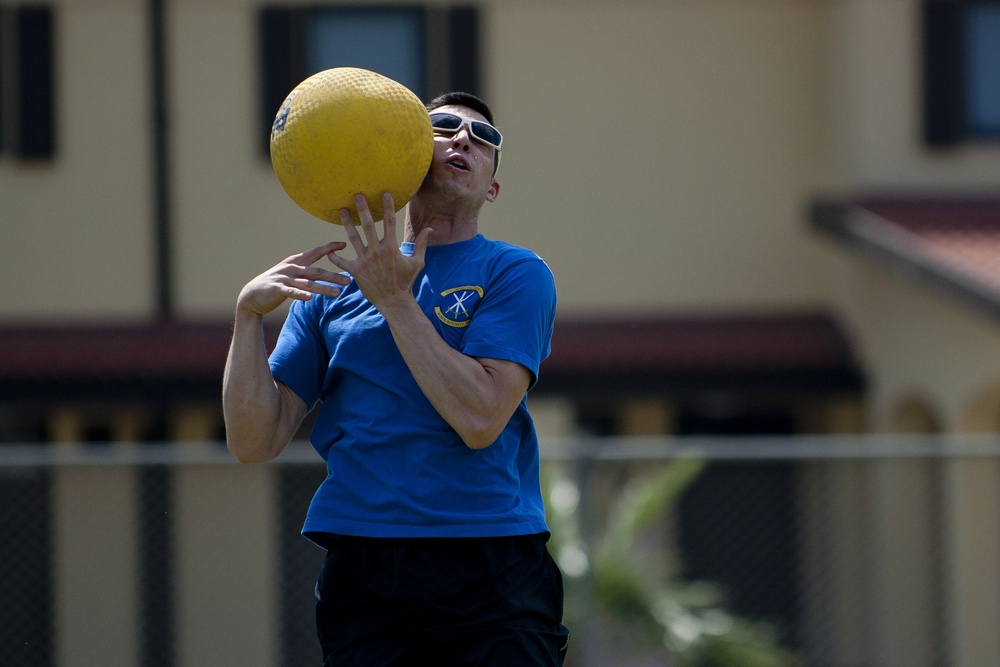 Sports day brings dunks, spikes, strikes to Incirlik