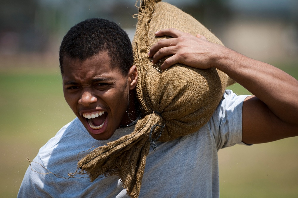 Sports day brings dunks, spikes, strikes to Incirlik