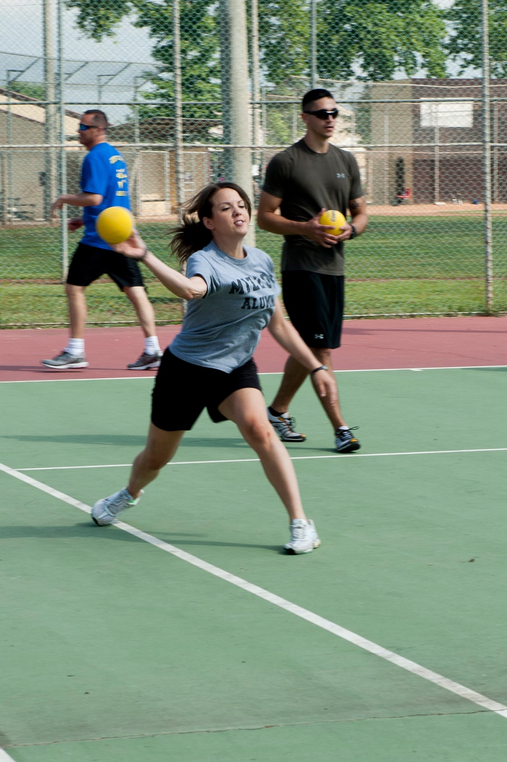 Sports day brings dunks, spikes, strikes to Incirlik