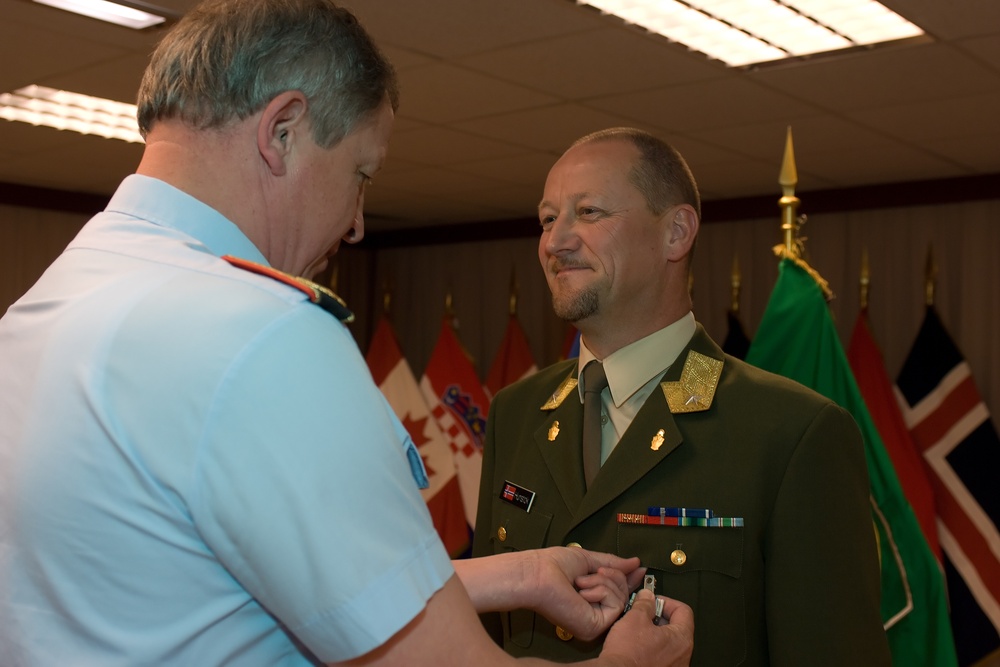 NATO MSM Award Ceremony for Brig. Roy Hunstock