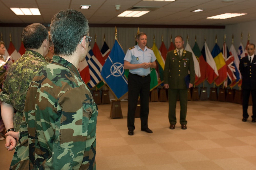 NATO MSM Award Ceremony for Brig. Roy Hunstock