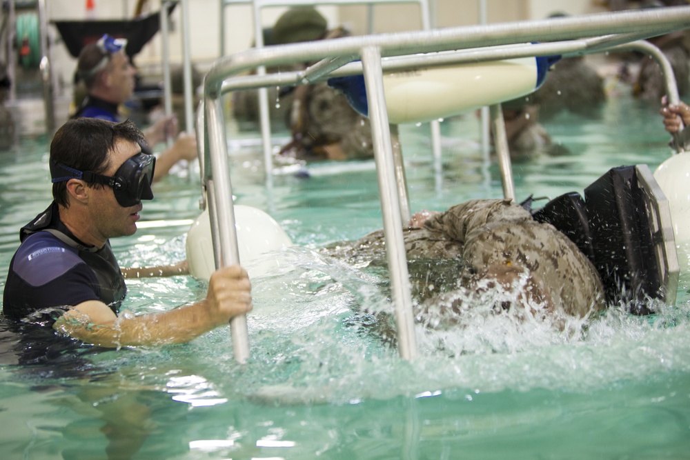 Underwater Egress Training Course / HELO Dunker