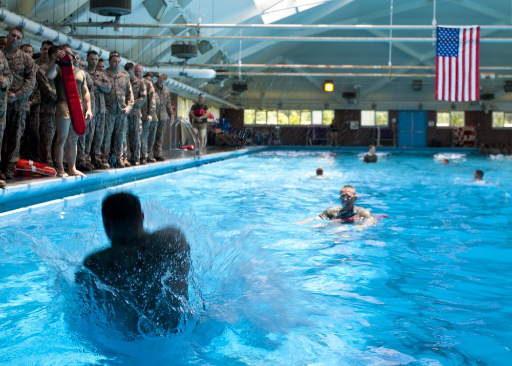 Marine Corps Water Survival Training