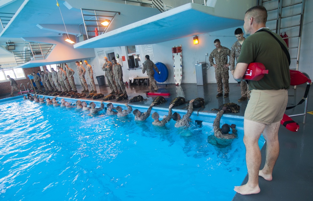 Marine Corps Water Survival Training