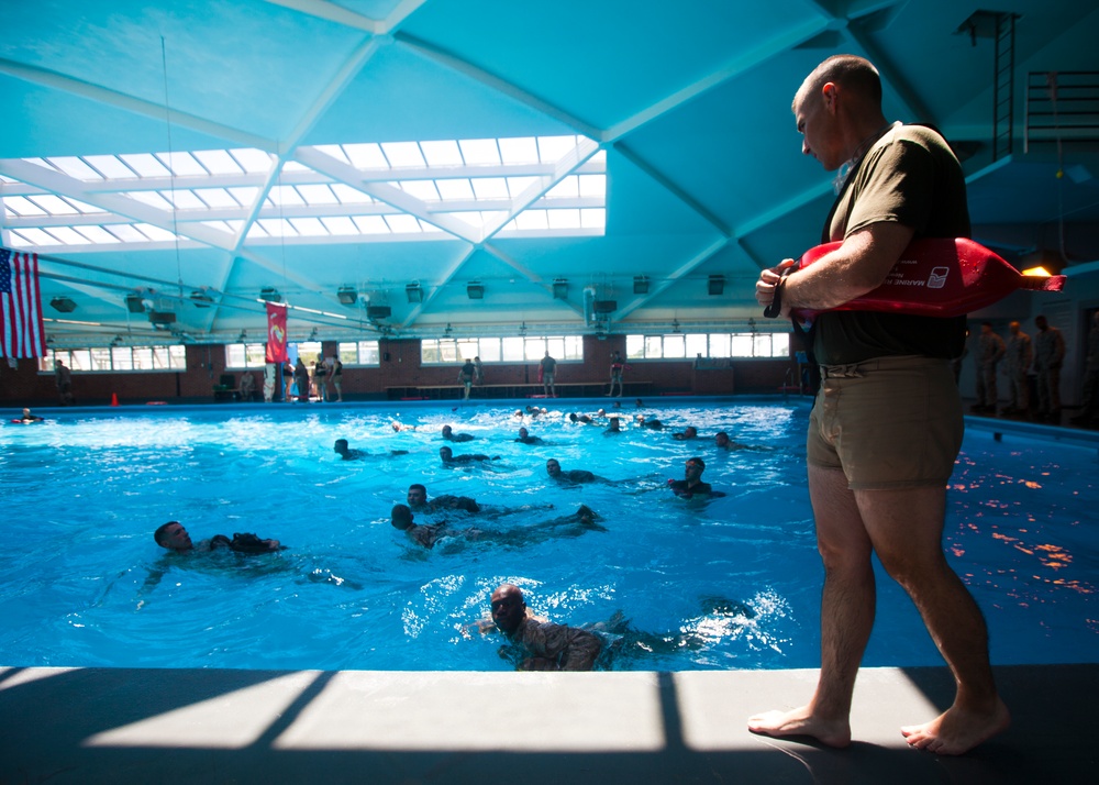 Marine Corps Water Survival Training