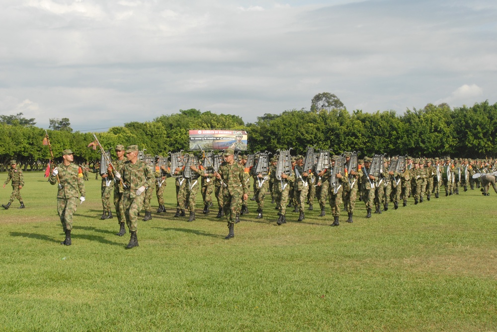 Fuerzas Comando opening ceremony preparation