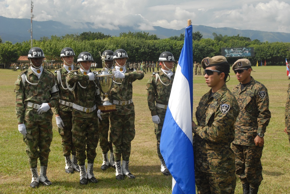Fuerzas Comando opening ceremony preparation