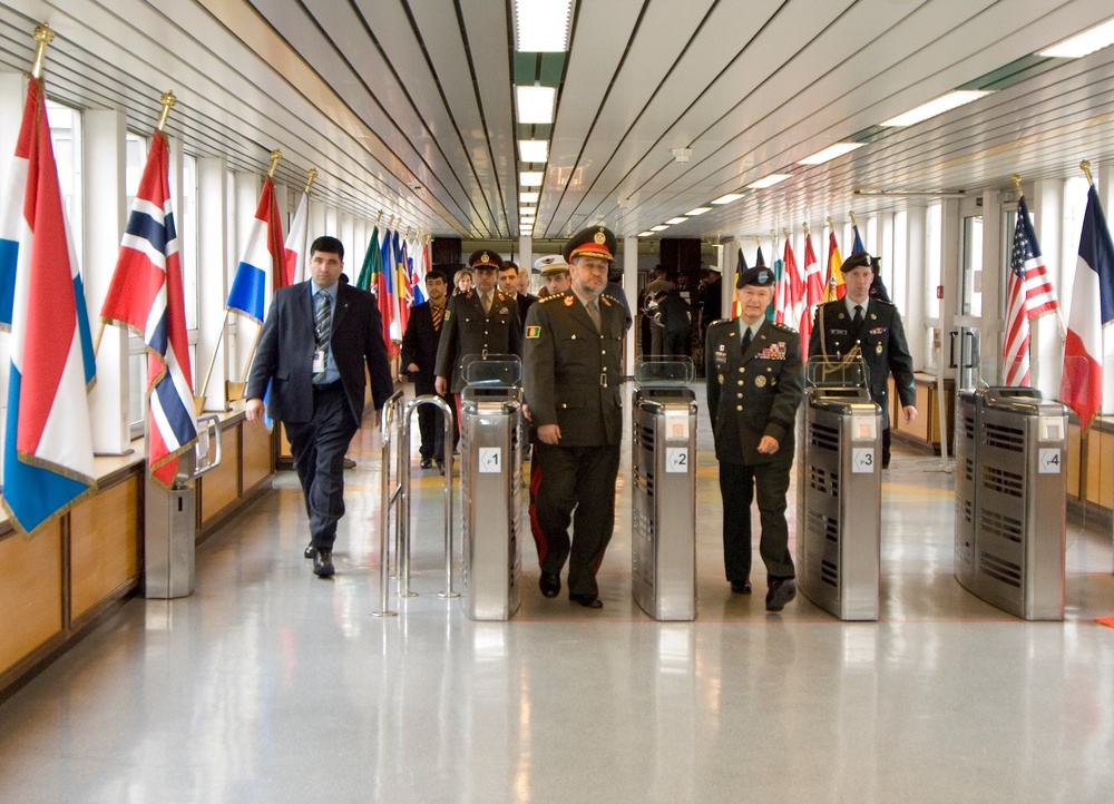 Afghanistan's Chief of Defense visits Supreme Headquarters Allied Powers Europe