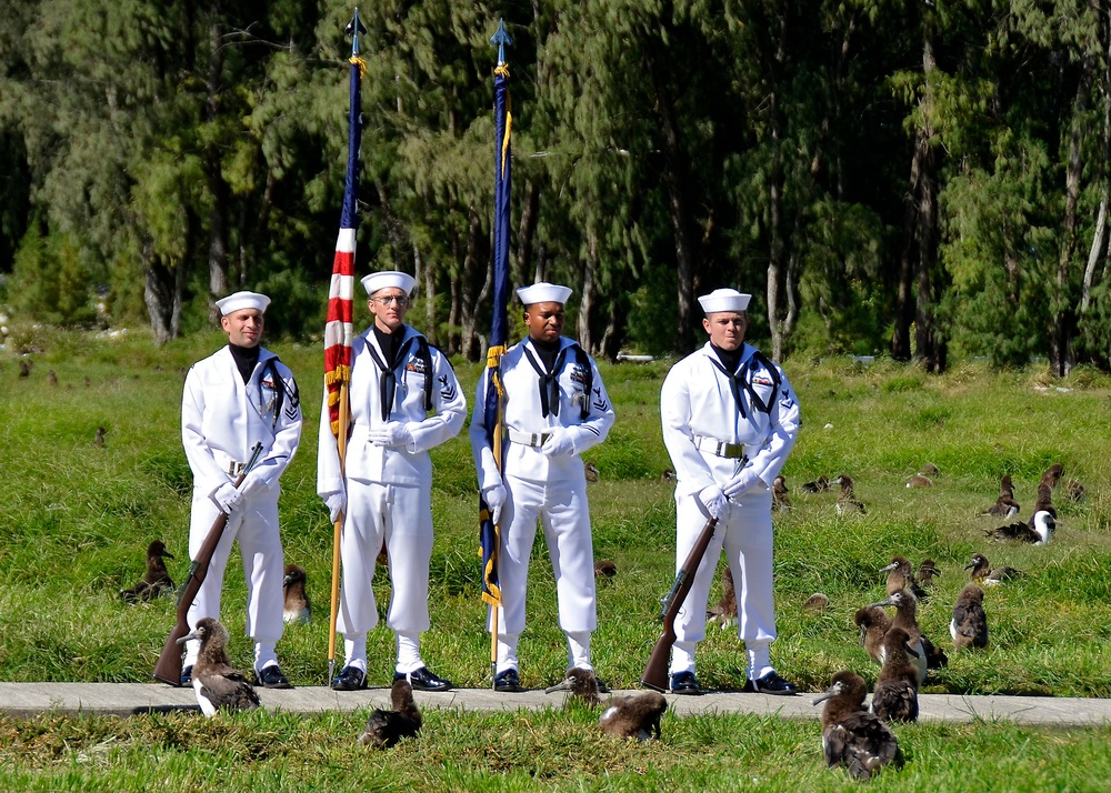 Battle of Midway ceremony at Midway Atoll