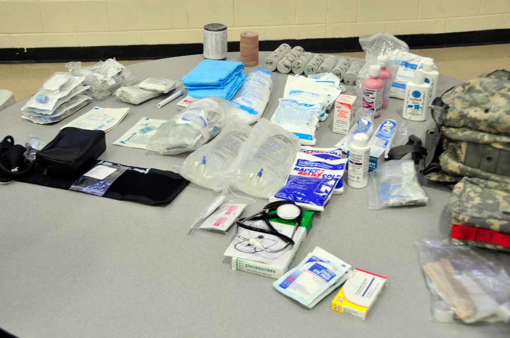 Army medics support local school's health fair