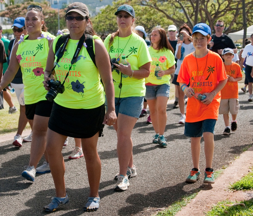Members of MCB Hawaii community support 2012 Hawaii Arthritis Walk