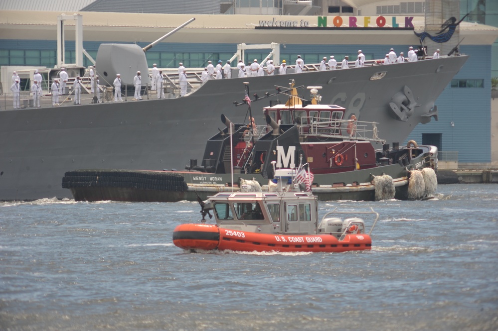 Coast Guard provides security during Parade of Ships