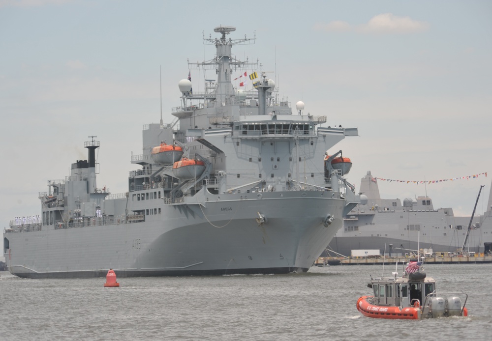 Coast Guard provides security during Parade of Ships