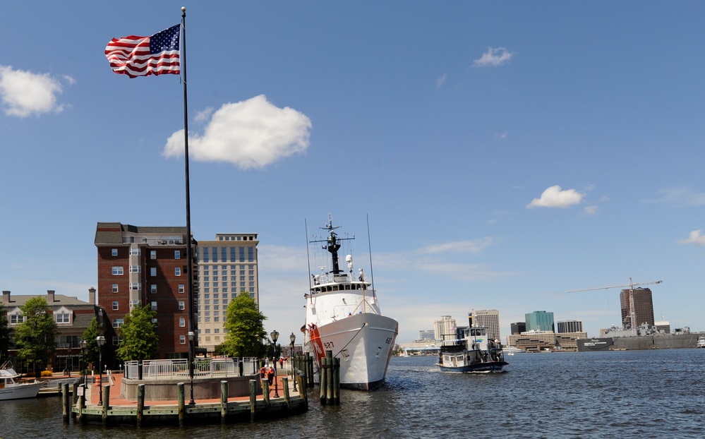 Coast Guard provides security during Parade of Ships