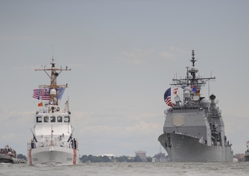 Coast Guard leads the Parade of Ships