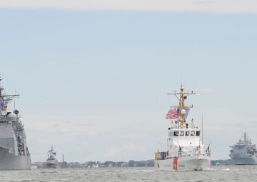Coast Guard leads the Parade of Ships