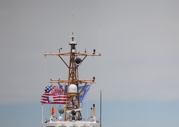 Coast Guard leads the Parade of Ships