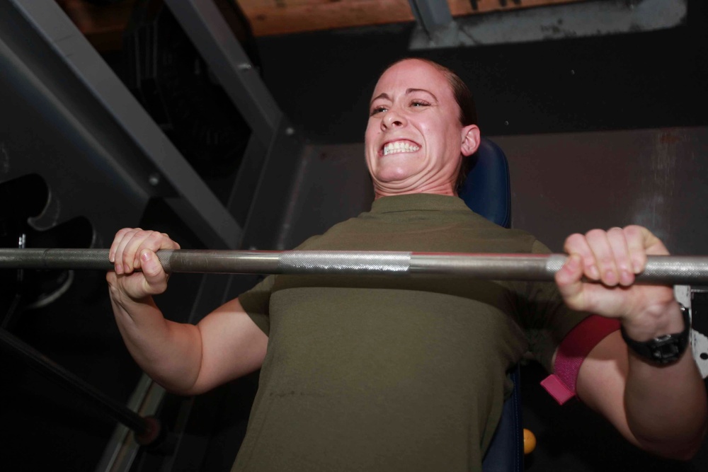 Marines compete aboard USS Makin Island