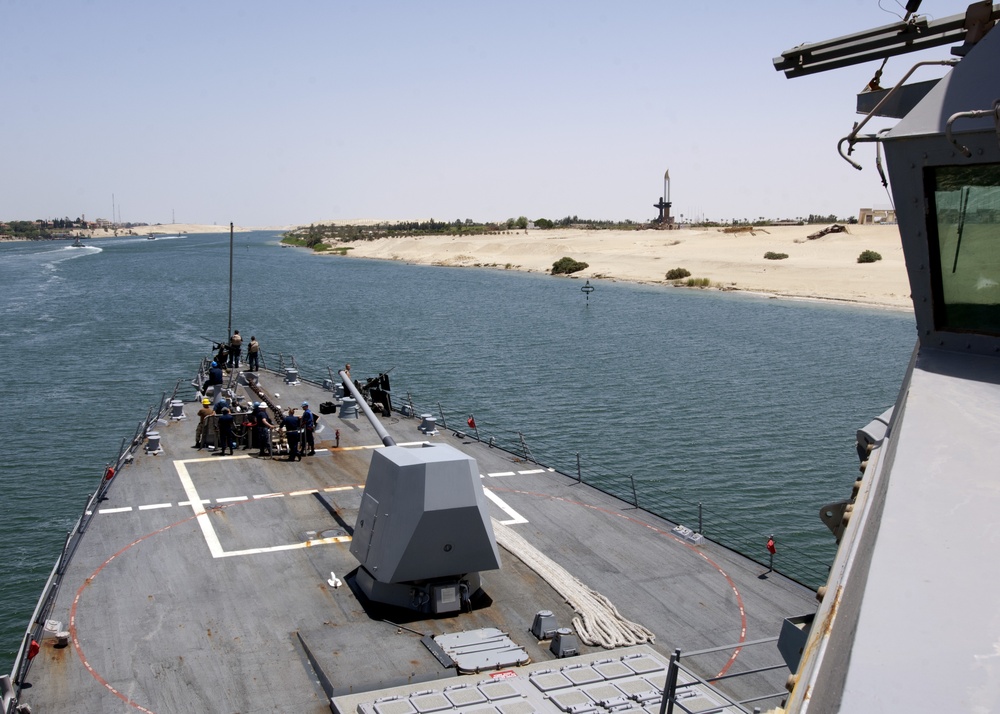 USS James E. Williams transits Suez Canal