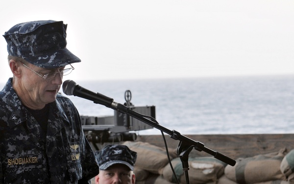 USS Abraham Lincoln's Battle of Midway remembrance ceremony