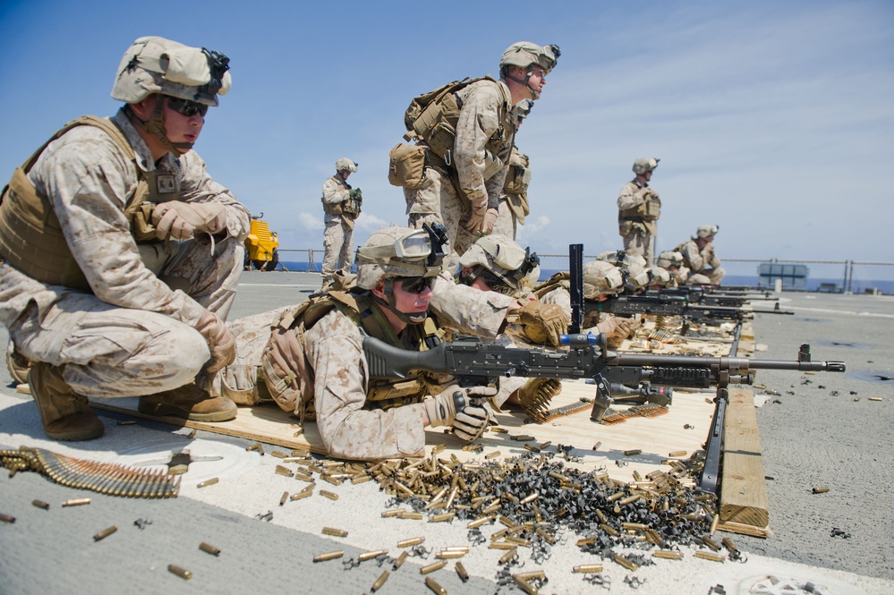 11th MEU Marines participate in live-fire training
