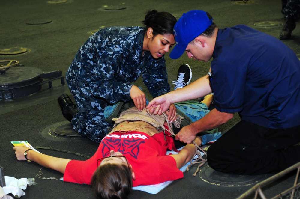Mass casualty drill