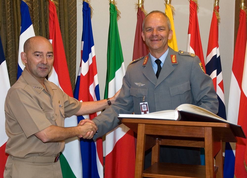 Office call with Maj. Gen. Marcus Bentler