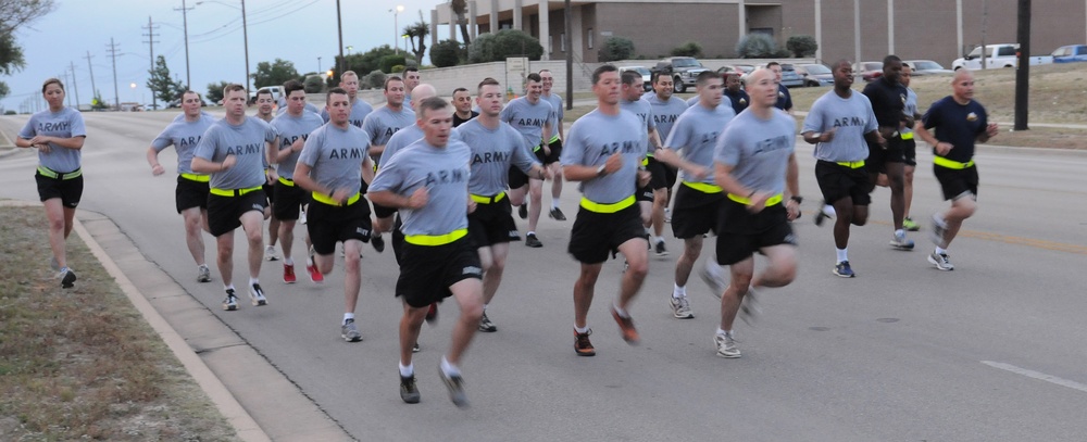 ‘Mustang’ leadership assesses fitness, builds morale