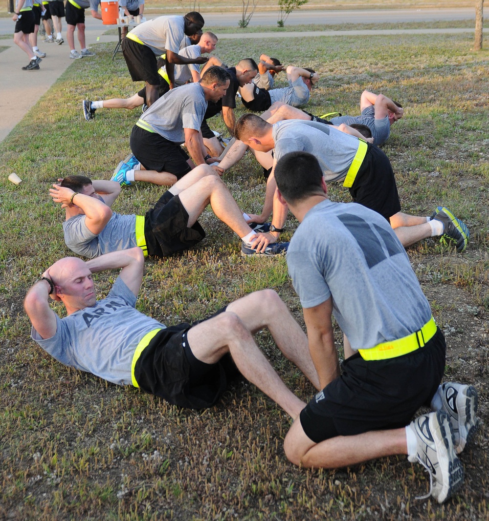 ‘Mustang’ leadership assesses fitness, builds morale