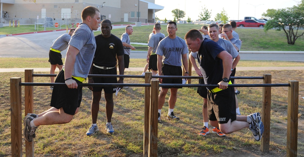 ‘Mustang’ leadership assesses fitness, builds morale