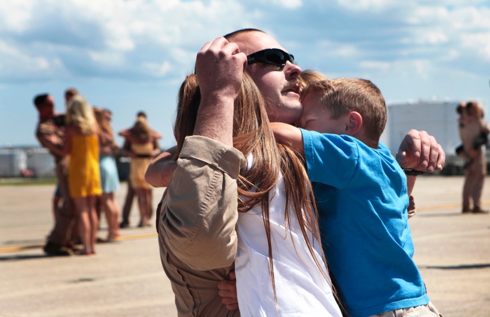Cherry Point Marines return from 9-month deployment