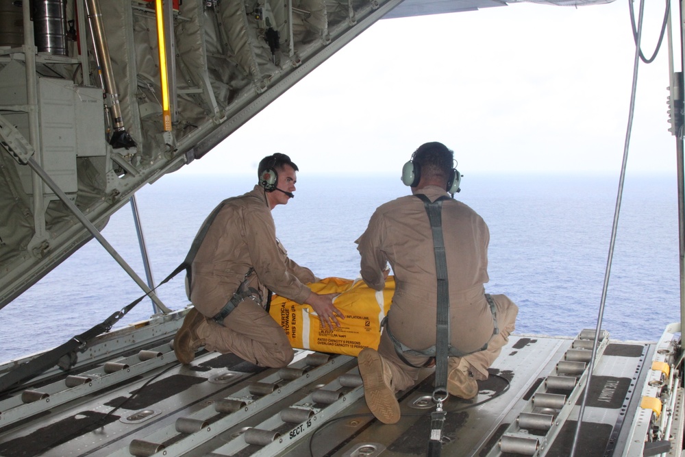 Marines assist Coast Guard in search and rescue operations