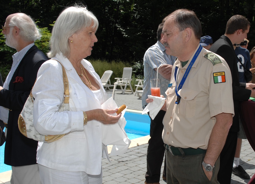 SHAPE Officer Association barbecue