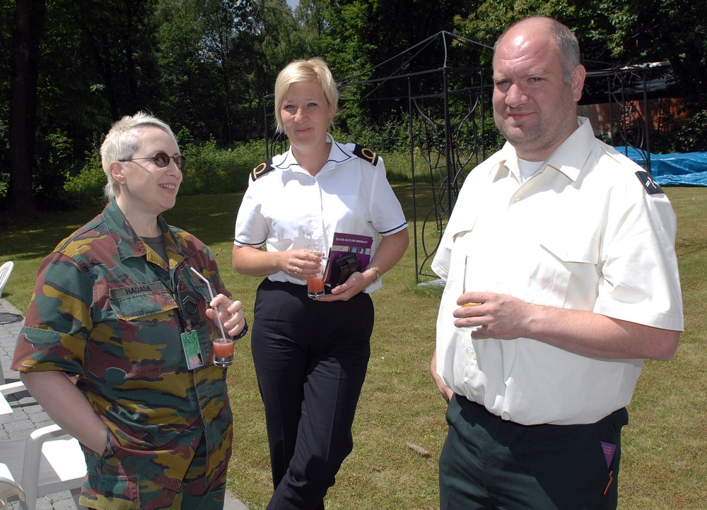 SHAPE Officer Association barbecue